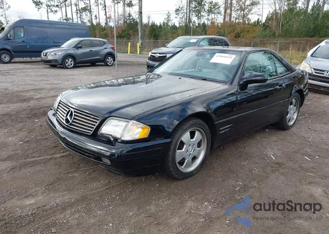 2000 Mercedes-Benz Sl 500 из США, поврежденный, VIN WDBFA68F7YF190454